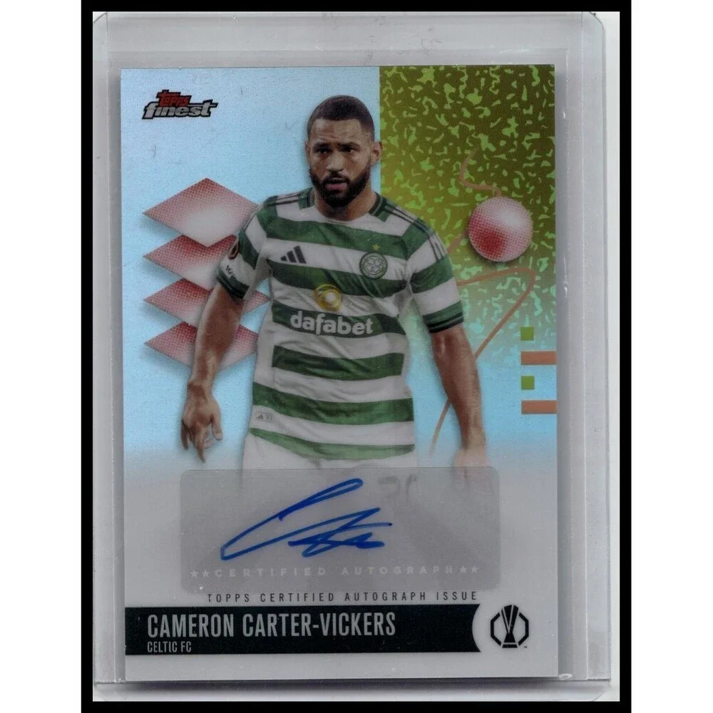 2025-26 Topps UEFA Club Competition Finest Cameron Carter-Vickers Auto #BA-CC
